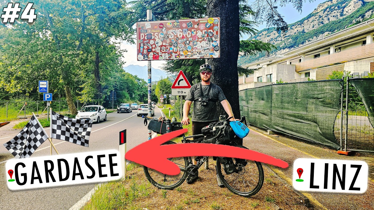 Von Linz zum Gardasee: Finale Etappe und Rückreise unserer #Bikepacking Alpenüberquerung || Folge 4