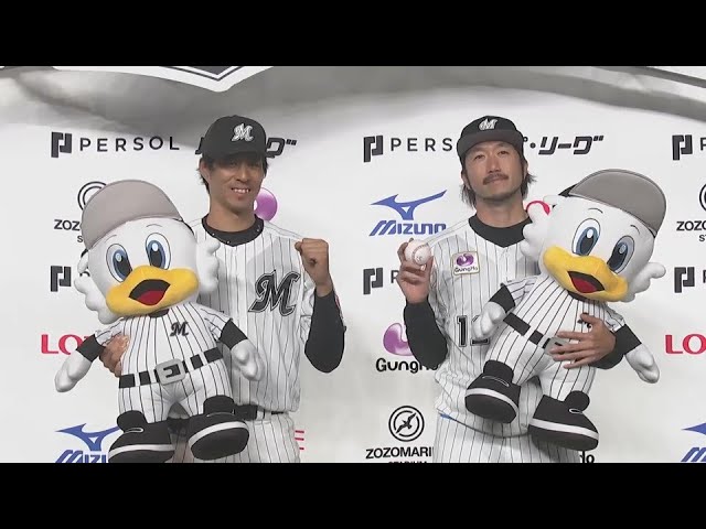 マリーンズ・石川歩投手・岡大海選手ヒーローインタビュー 6月30日 千葉ロッテマリーンズ 対 オリックス・バファローズ