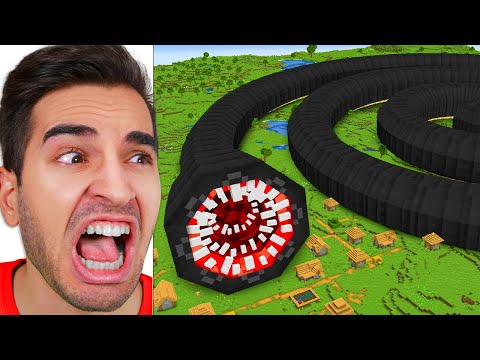 HO AGGIUNTO IL VERME GIGANTE SU MINECRAFT