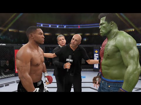 Mike Tyson vs. Compound Hulk - EA Sports UFC 4 - Boxing Club 🥊