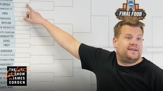 James Corden&#39;s First NCAA Bracket