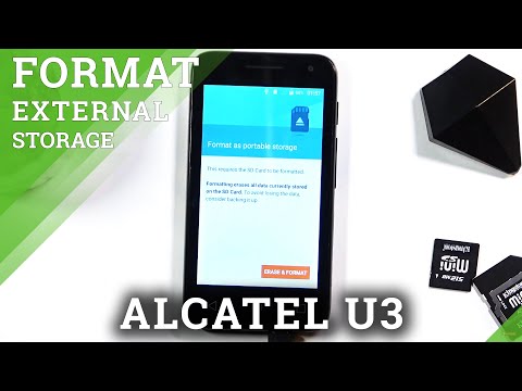 How to Format SD Card in ALCATEL U3 – Erase External Memory