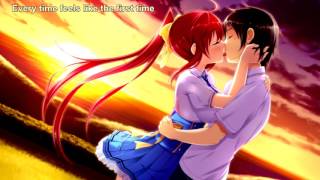 {448} Nightcore (A Rocket To The Moon) - First Kiss (with lyrics)