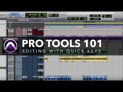 Pro Tool 101 - Basic Editing With Quick Keys