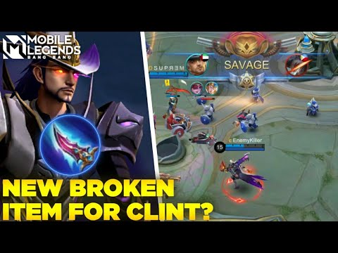 New Broken Item For Clint? | Clint M2 Skin Savage Gameplay | Feat Alpha Jwa | MLBB