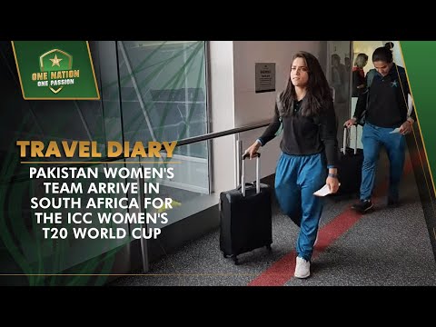 Travel Diary: Pakistan Women's Team Arrive in South Africa For The ICC Women's T20 World Cup ✈️