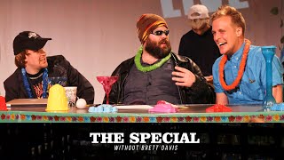 Tyler (John Early) Gives Linda (Ana Fabrega) Tips on The Special Without Brett Davis