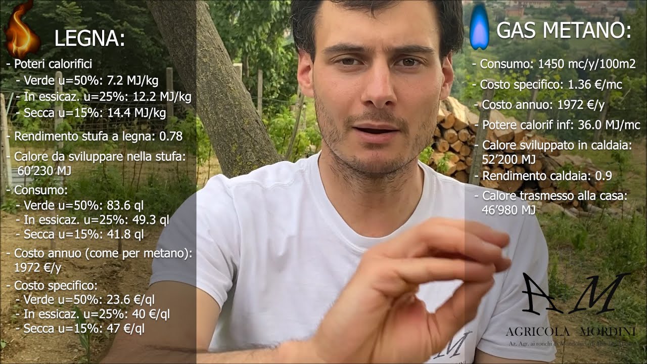 Legna o gas metano per riscaldarsi: Quale è il più economico