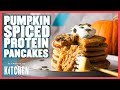 Pumpkin Spice Protein Pancakes 🎃 PERFECT for Autumn/Fall | Myprotein #shorts