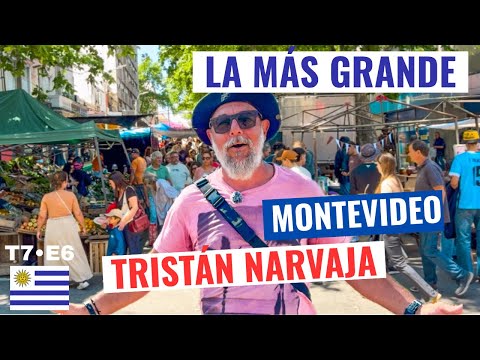 🇺🇾Conocimos la FERIA MÁS GRANDE DE URUGUAY en MONTEVIDEO y el CANDOMBE: TRISTÁN NARVAJA🪘#montevideo