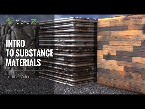iClone 7 Tutorial - Intro to Substance Materials