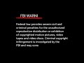 Touchstone Home Entertainment FBI Warning Screen 2002 Present