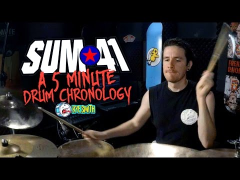 Sum 41: A 5 Minute Drum Chronology - Kye Smith [4K]