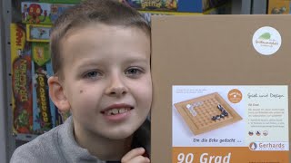 90 Grad (Gerhards Spiel & Design) Teil 2 - abstraktes hochwertiges Spiel für 2 Spieler ab 10 Jahre