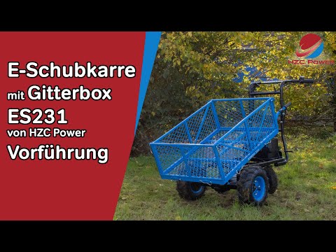 Elektrische Schubkarre bis 230 kg Zuladung (ES231) Vorführung