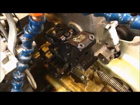 Davenport Screw Machine - Thread Rolling on 3rd & 4th position with LMT Fette tangential head