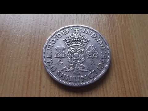 2 Schillings 1948 - Münze aus Großbritannien in HD