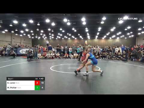 122 Lbs Rr Rnd 1 Ainslie Lane Oklahoma Dual Vs Macayla Potter Texas C