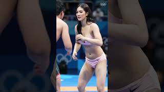 Download lagu how can I defeat this girl in the Olympics? #trending #wrestling #dauvatnamnu #vatnamnu  #vietnam mp3
