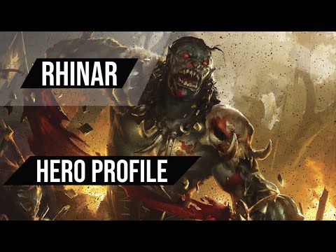 Rhinar - Brute Hero Profile - Flesh and Blood TCG