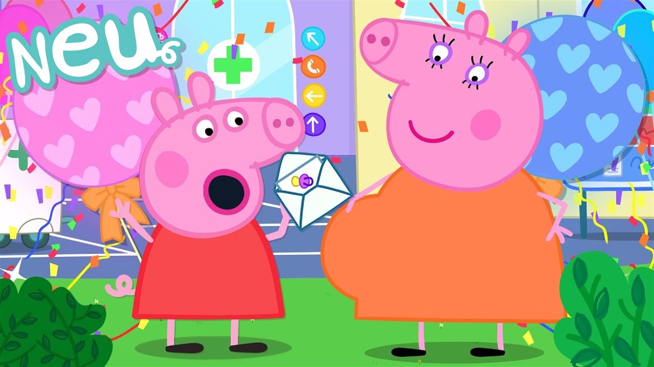Peppa-Wutz-Geschichten 💙 Der Baby-Ballon 🩷 Videos für Kinder