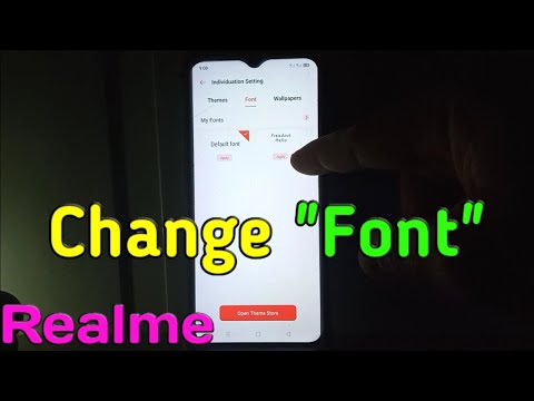 How to Change Font in Realme 5