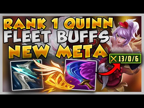 THIS NEW FLEET BUFF MAKES QUINN A MONSTER IN TOP LANE (KITING GOD) - League of Legends