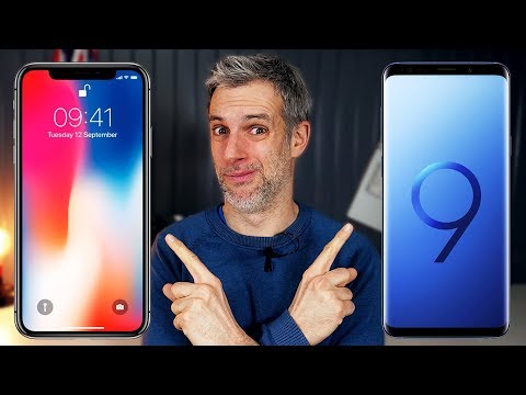 Samsung Galaxy S9 VS iPhone X
