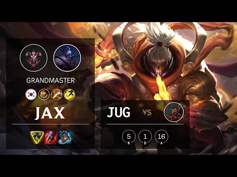 Jax Jungle vs Graves - KR Grandmaster Patch 10.25b