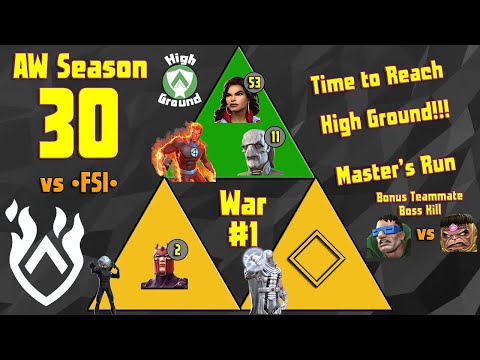Alliance War Season 30 War #1 vs •FSI•  Let's Reach Some High Ground!