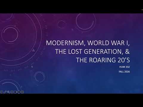Modernism Lecture