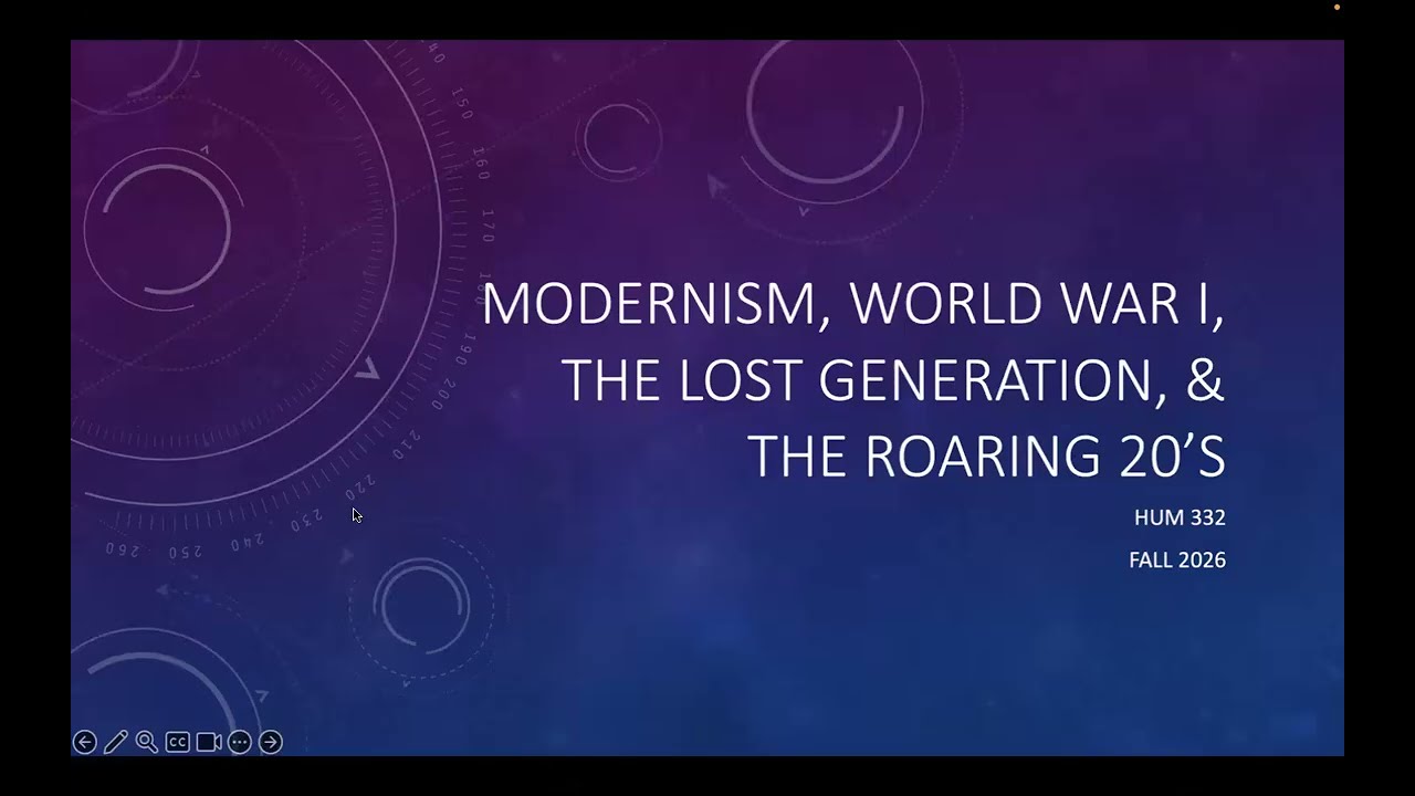 Modernism Lecture