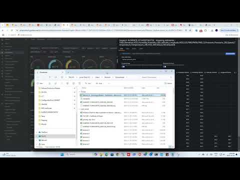 Downloading Data from Dashboard (Grafana)