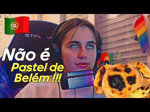 Portuga reage pastel DE BELEM ou pastel de NATA?
