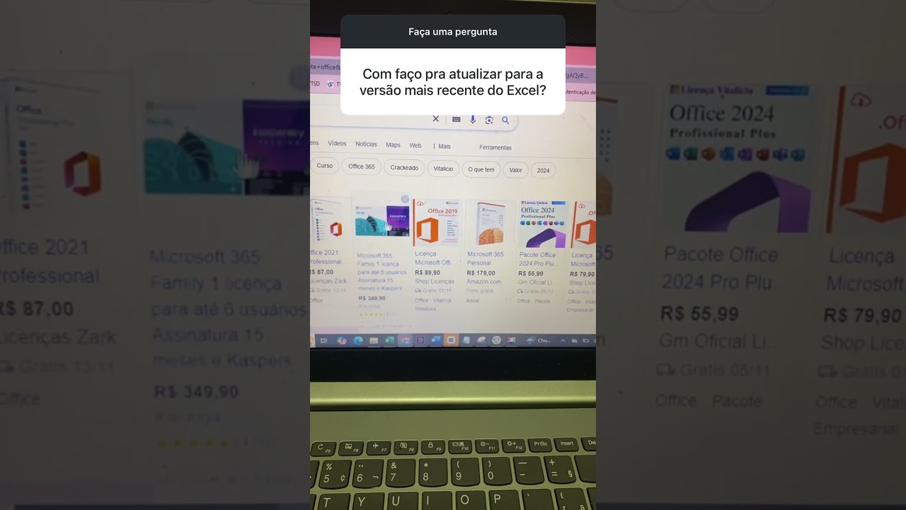 Está com EXCEL  e Office desatualizados? #Office #AnaliseDeDadosExcel #PowerBi #excel #excelbasico