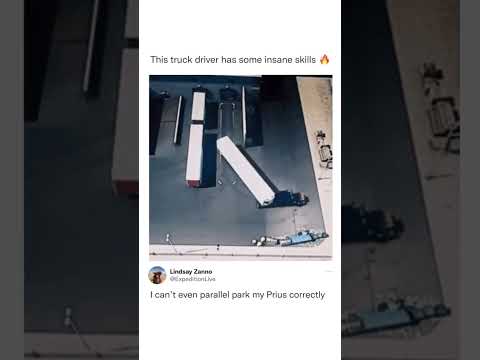 Truck Driver With Insane Parking Skills