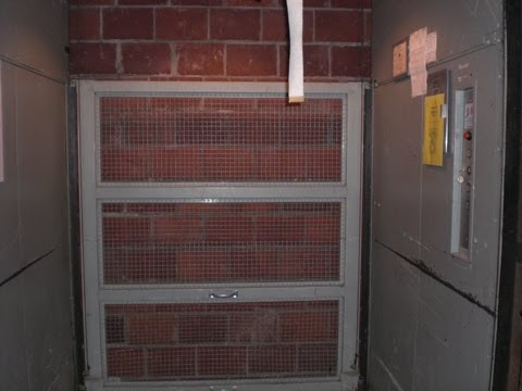 Old Otis Manually controlled  Traction Freight Elevator at Butler Storage in Butler, pa