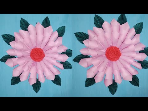 #papper flower making# DIY Home decorations#viral video#dipanjali  channel