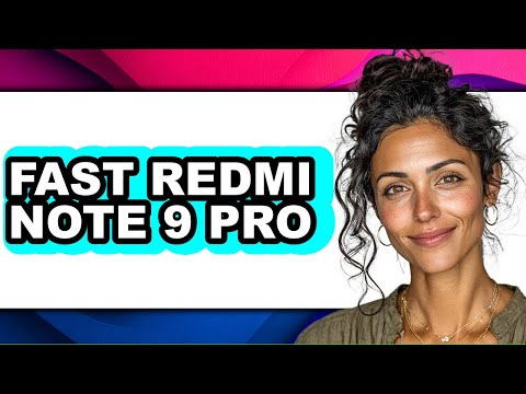 How to Fast Redmi Note 9 Pro (only Way)