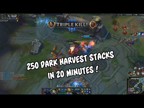 Abusing DARK HARVEST on Nidalee Jungle!