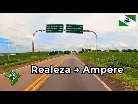 Realeza → Ampére (PR) | Estrada pelo Sudoeste do Paraná