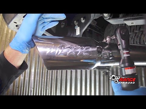 How to Install an MBRP Cat Back Exhaust on a 2017 Tundra