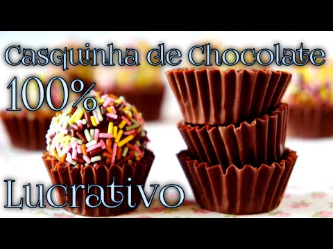 Casquinha de Chocolate - FATURE ALTO com essa Dica 100 % Lucrativa para festas e eventos