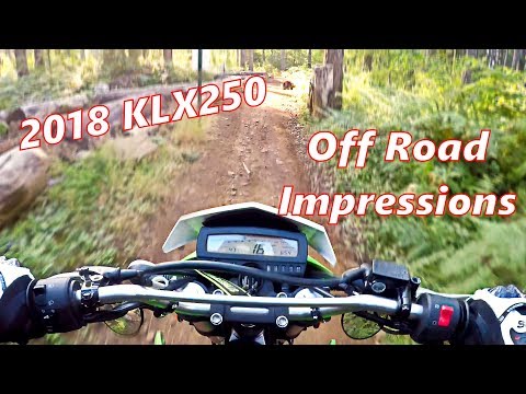 KLX250 Spielen im Dreck | Offroad-Eindrücke