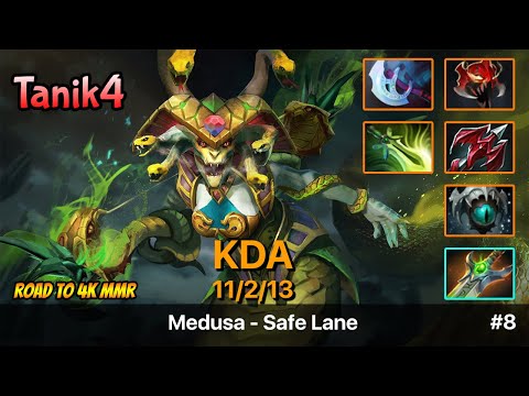 Tanik4 – Medusa Safelane | Dota 2 Gameplay #8