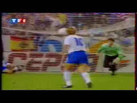 Copa Uefa 1992/93.Gol de Andreas Brehme.Real Zaragoza - SM Caen