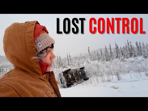 Stranded on the Alaska Highway in -40°F After Rolling My Truck