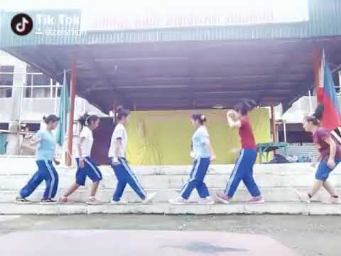 Stair shuffle dance challenge