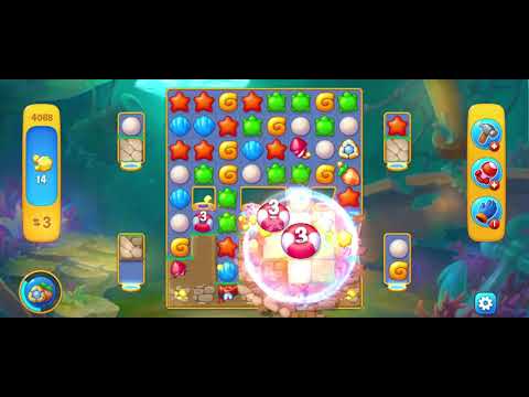 Fishdom Level 4068, Use Glove on Last Move