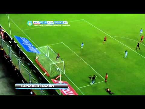 Gol de Bazán. Independiente 0 Atlético 1. Fecha 25. Torneo Primera B Nacional.Fútbol Para Todos